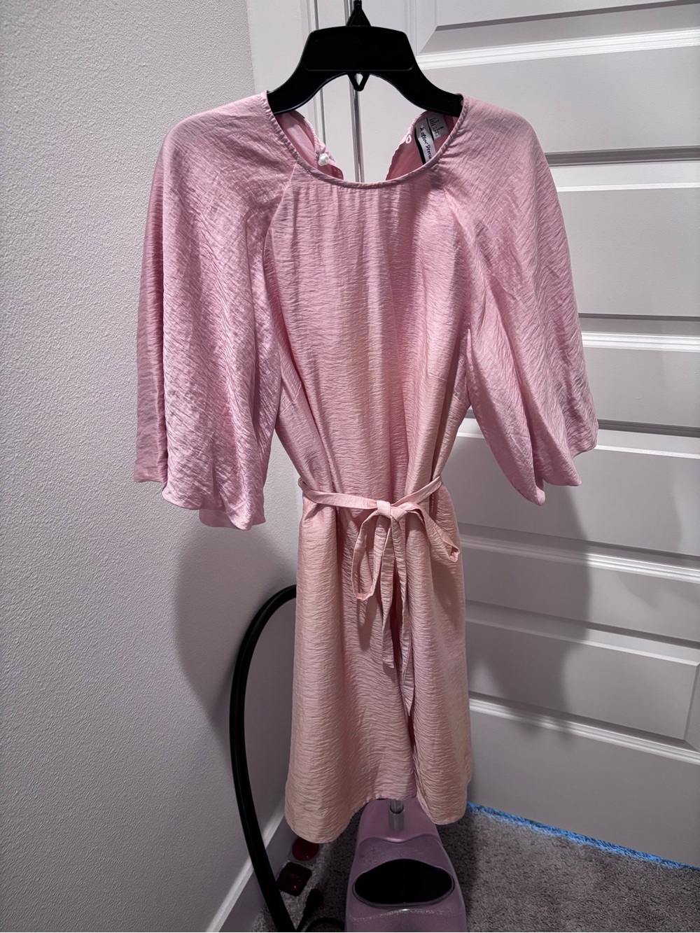 & Other Stories Pale Pink Satin Blouse